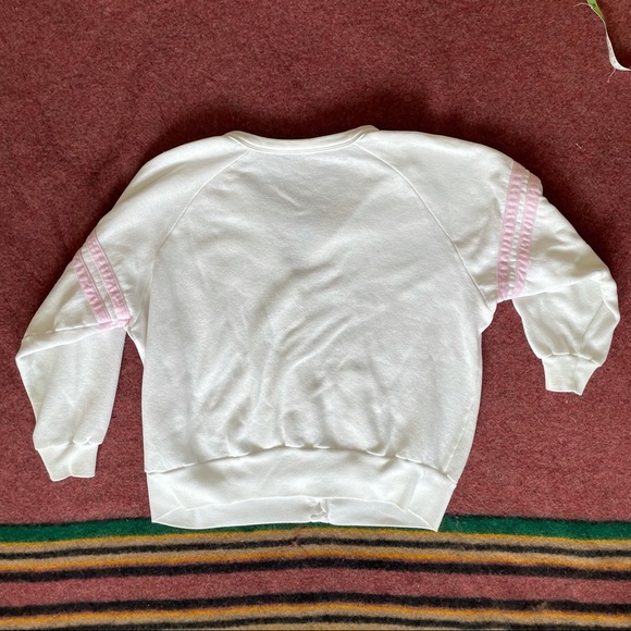 Vintage San Francisco Cable Car Sweatshirt Material Cardigan Bubble Gum Pink - Picture 3 of 8